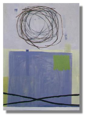 Sybille Hassinger  "O.T."  MT auf Leinwand  170 x 122 cm  EUR 3300.-