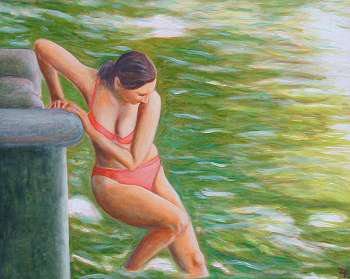 "Lindenhof · Einstieg ins Wasser"